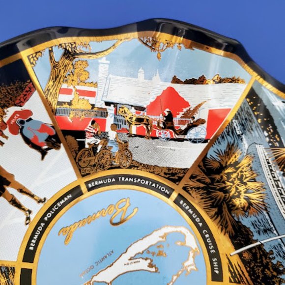 Mid-Century Bermuda Souvenir Dish/Ashtray - Picture 4 of 10